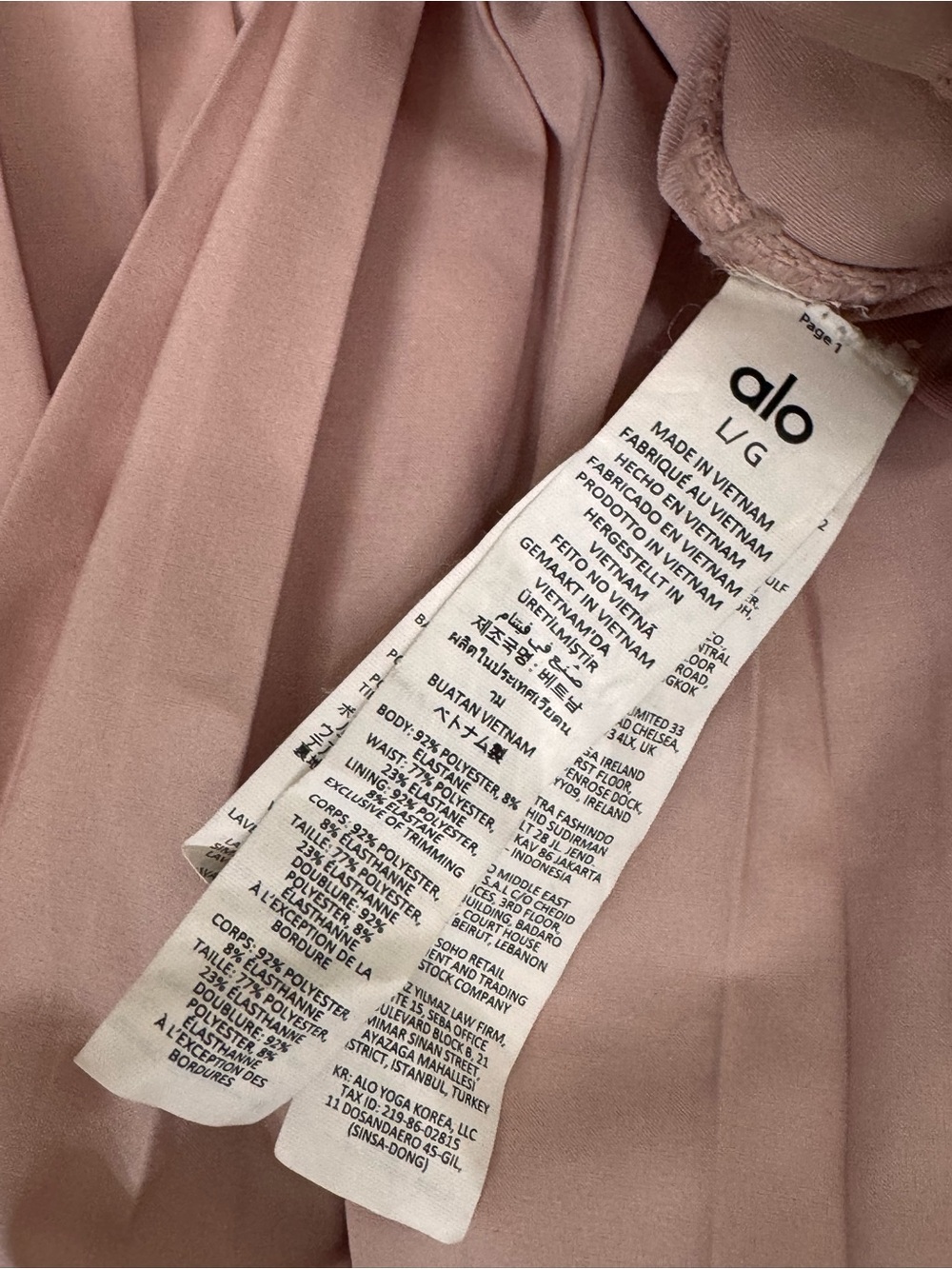 Alo Yoga Grand Slam Tennis Skirt Pink Quartz Size Large - Picture 7 of 7